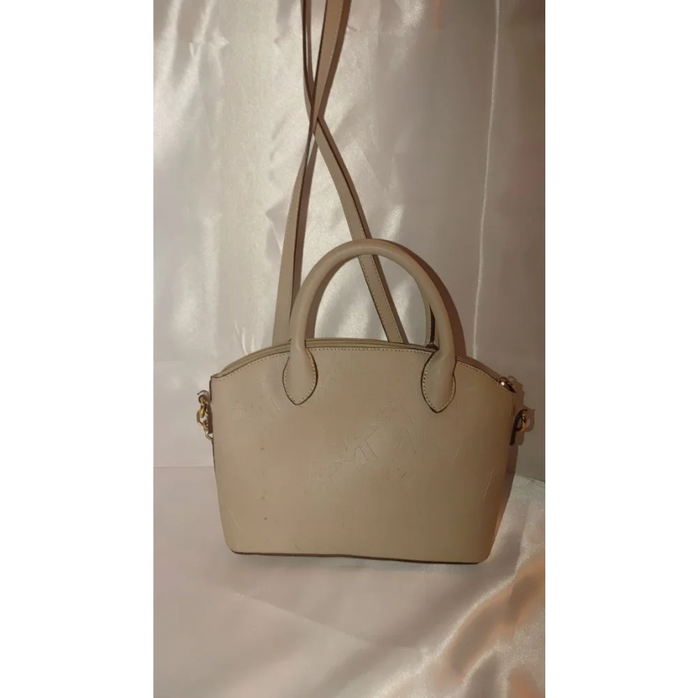Anne Klein Embossed Logo Crossbody